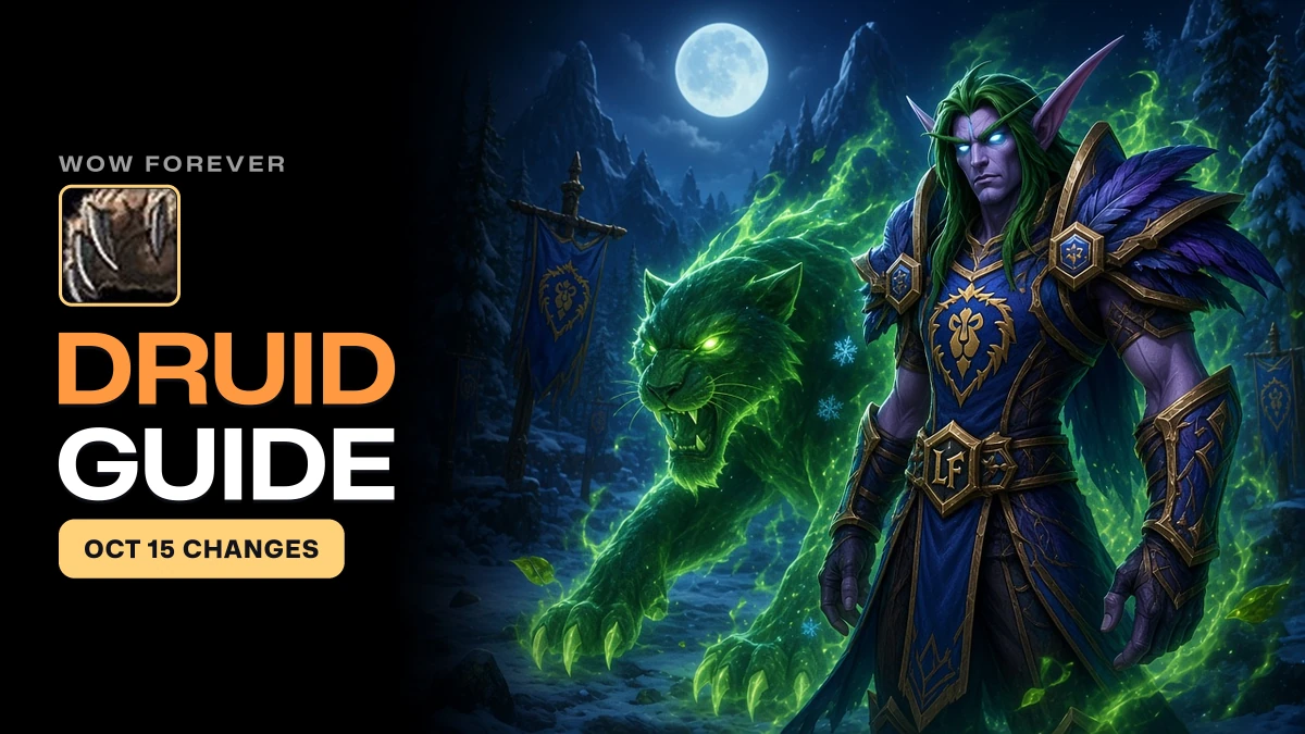WoW Forever Druid Guide: Changes, Forms, Leveling and Races
