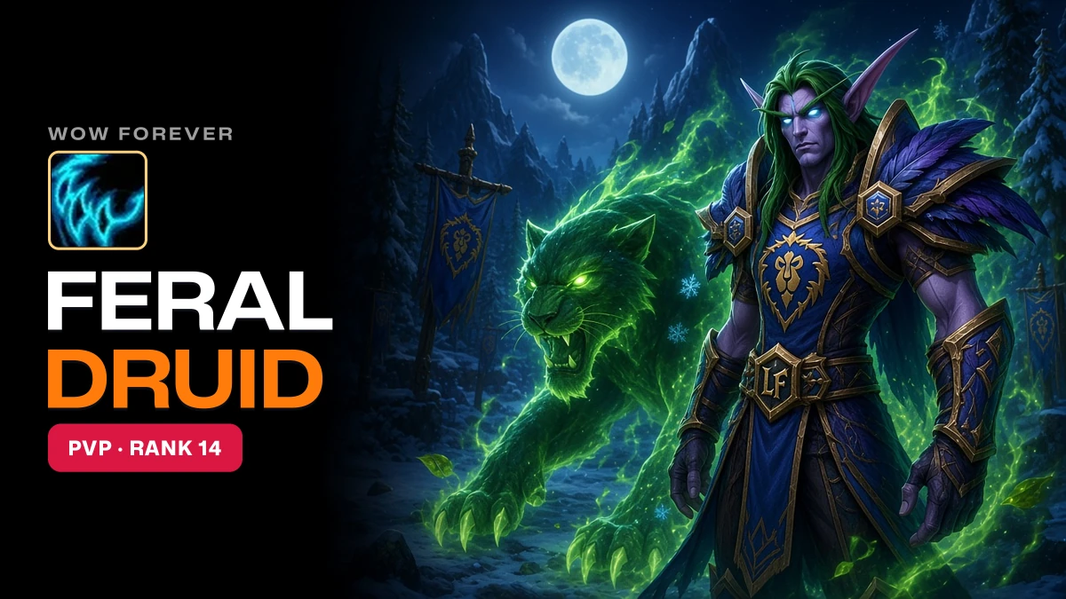 WoW Forever Feral Druid PvP Guide: Talents, BiS, Professions, Best Race