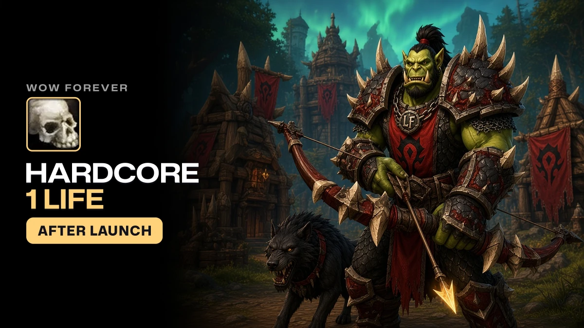 WoW Forever Hardcore Guide: After Launch, 1 Life, Death Transfer and the {{price:hardcore.full}} Pre-Order