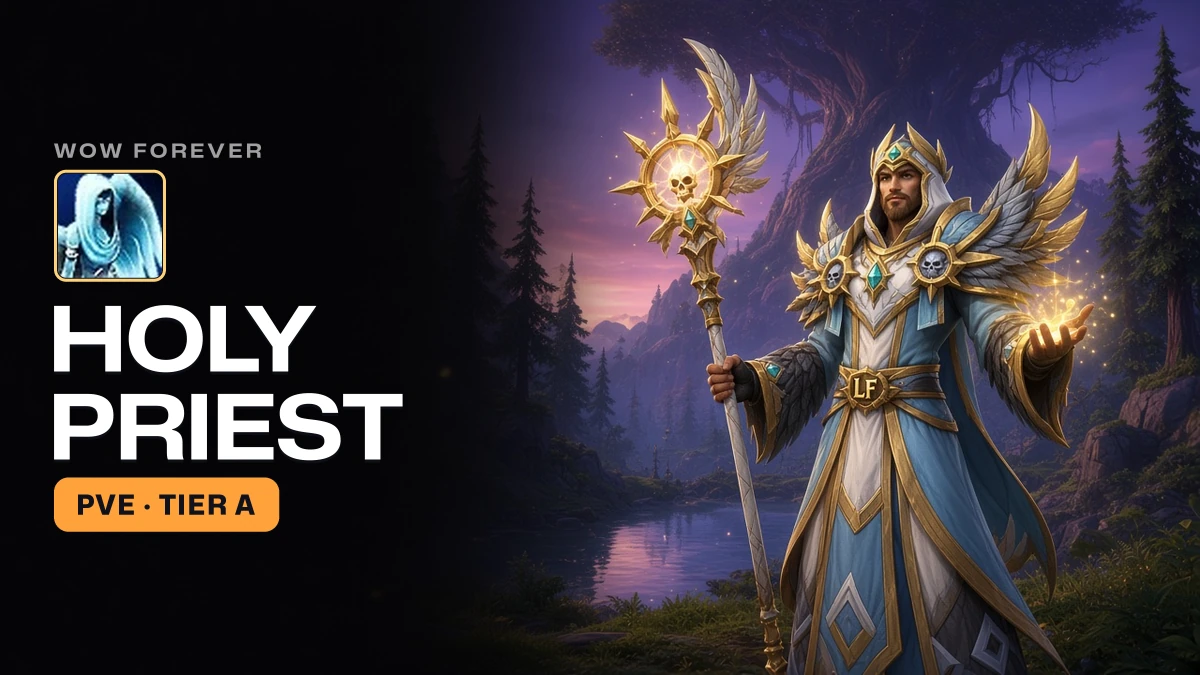 WoW Forever Holy Priest PvE Guide: Talents, BiS, Professions, Best Race