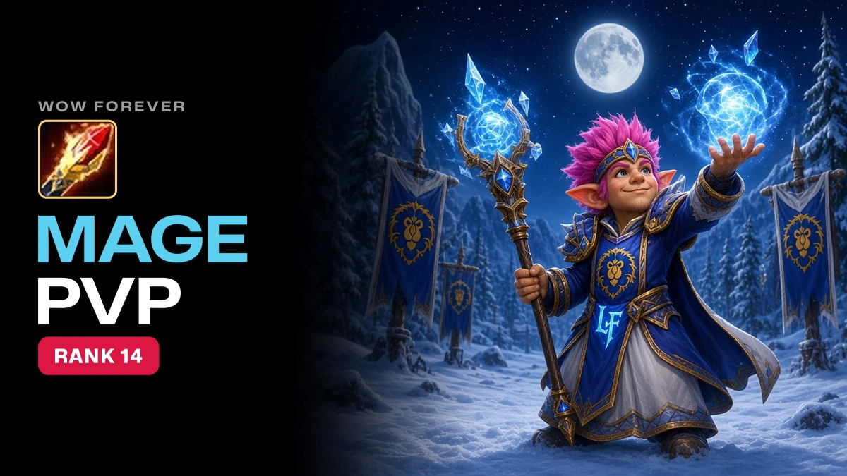 WoW Forever Mage PvP Guide: Frost Build, Best Race, Rank Gear